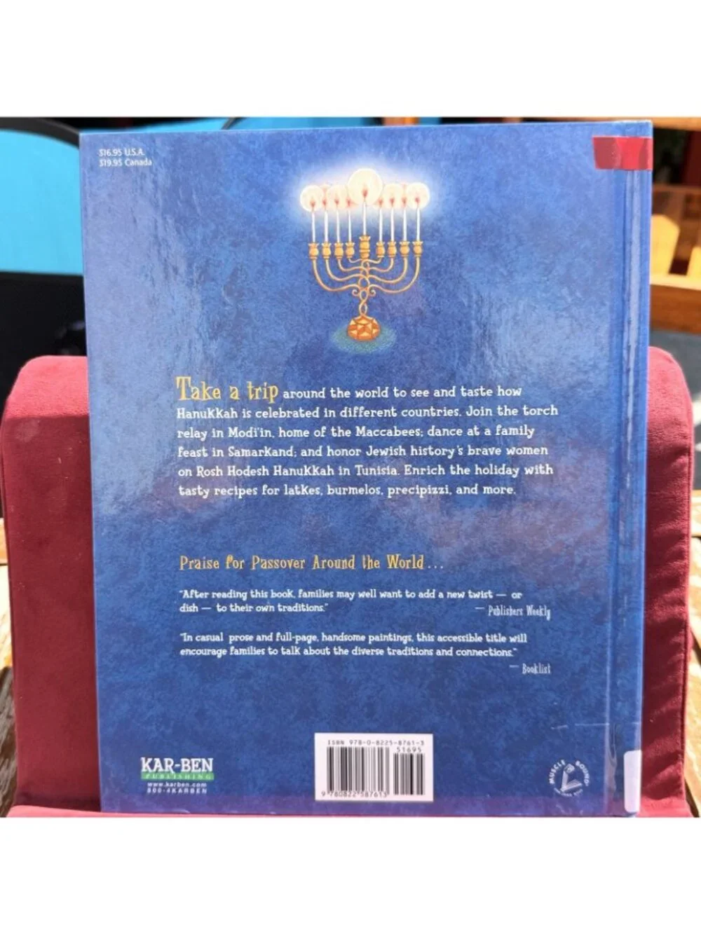 Hanukkah Around World Tami Lehman-Wilzig Childrens Book Games Recipes Ex Library